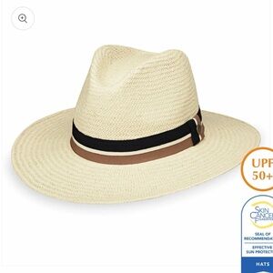 Wallaroo Hat Company Turner UPF 50+ Fedora in Ivory